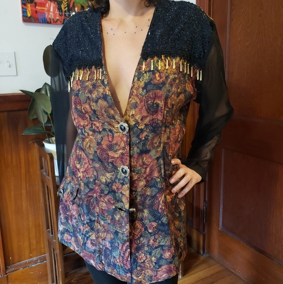 Vintage oversized 90s blazer - Picture 11 of 13